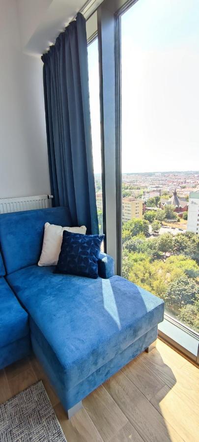 Aleda Hanza 14 Floor, Balkon Stettin Exterior foto