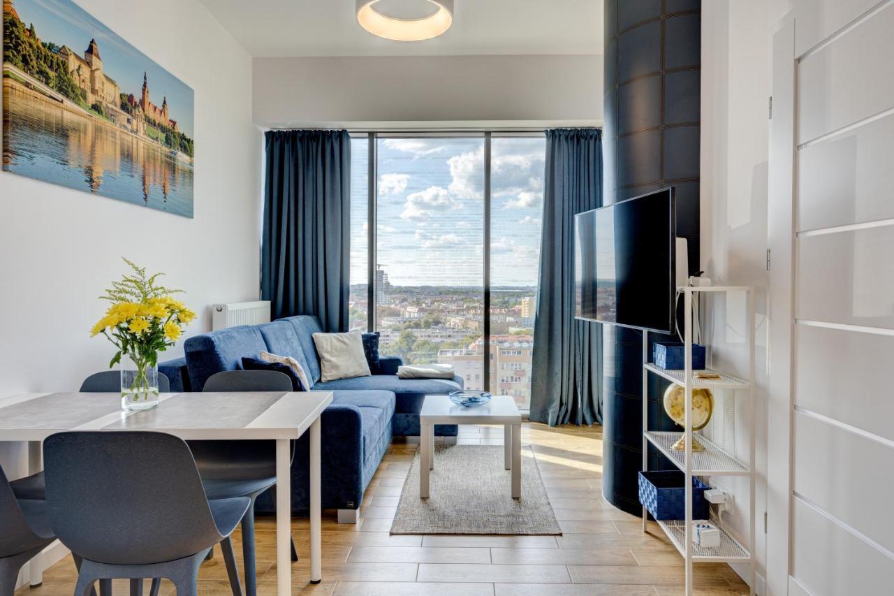 Aleda Hanza 14 Floor, Balkon Stettin Exterior foto
