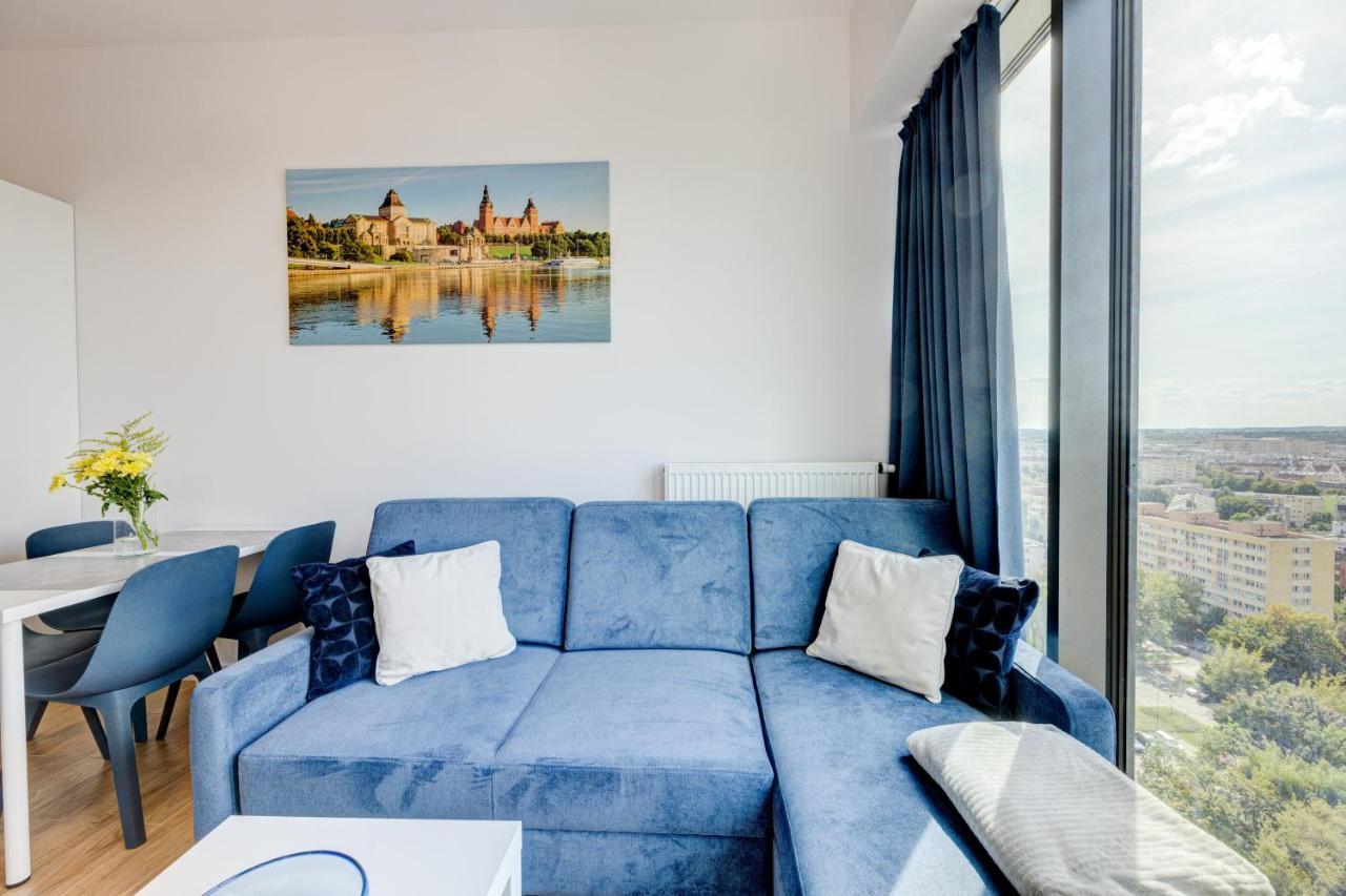 Aleda Hanza 14 Floor, Balkon Stettin Exterior foto