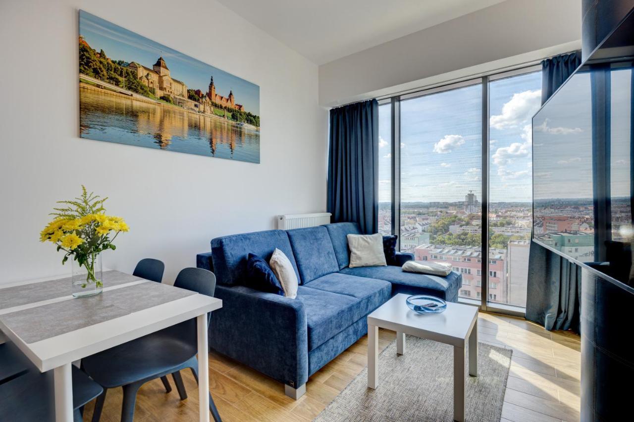 Aleda Hanza 14 Floor, Balkon Stettin Exterior foto