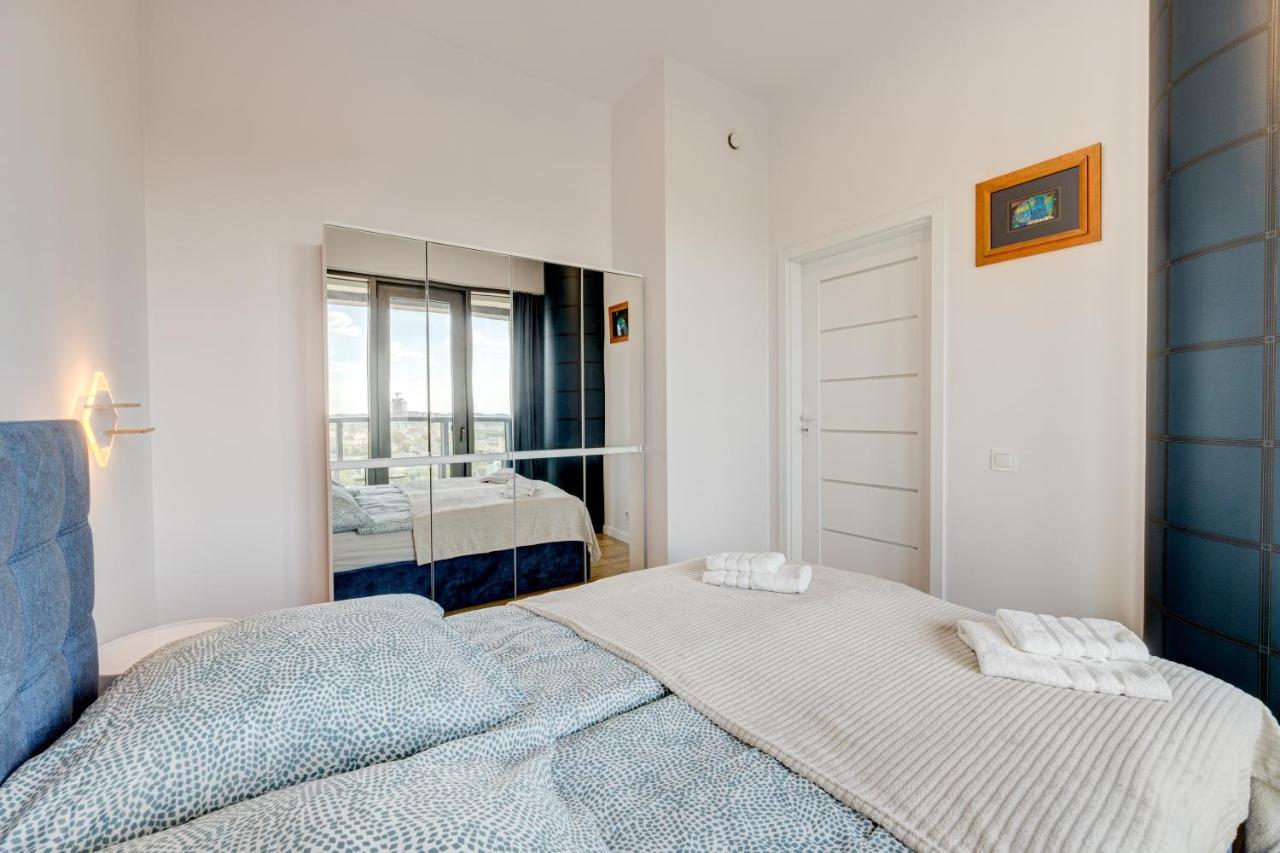 Aleda Hanza 14 Floor, Balkon Stettin Exterior foto