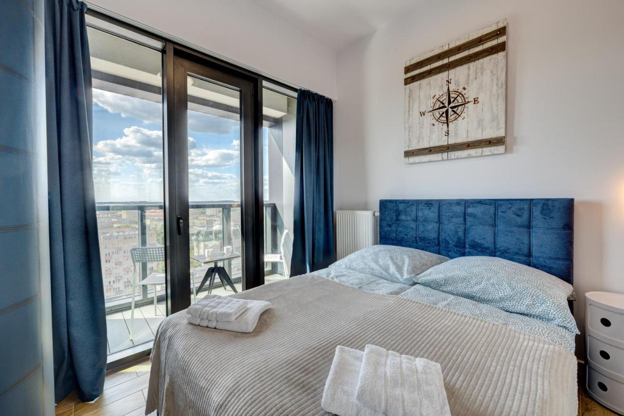 Aleda Hanza 14 Floor, Balkon Stettin Exterior foto