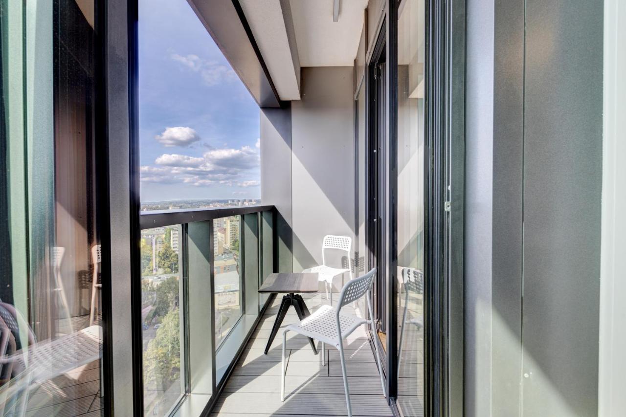 Aleda Hanza 14 Floor, Balkon Stettin Exterior foto